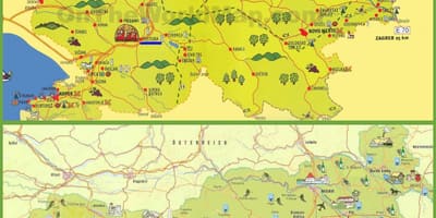 Sloveniya turist xəritəsi