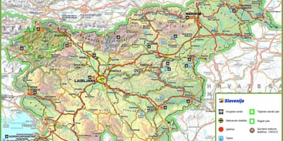 Kart Sloveniya yol